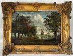 British school. (XlX) - Lowland landscape with figure