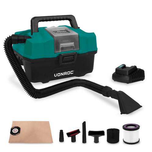 Compacte alleszuiger 20V – 4.0Ah | Incl. Accessoires, accu, Elektronische apparatuur, Stofzuigers, Nieuw, Verzenden