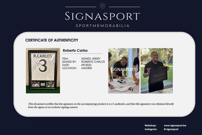 Real Madrid - Football - Roberto Carlos - 2025 -, Verzamelen, Overige Verzamelen