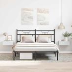 vidaXL Nachtkastjes 2 st zwevend 40x30x15cm bewerkt hout, Huis en Inrichting, Slaapkamer | Nachtkastjes, Verzenden, Nieuw