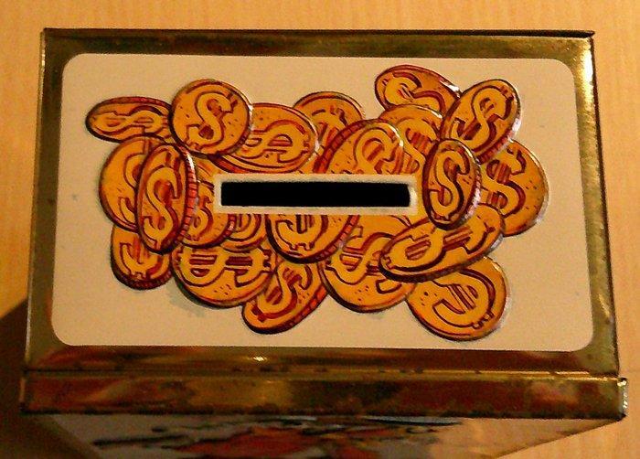 Dagobert duck spaarpot met inhoud - 1 spaarblik dagobert, Verzamelen, Disney