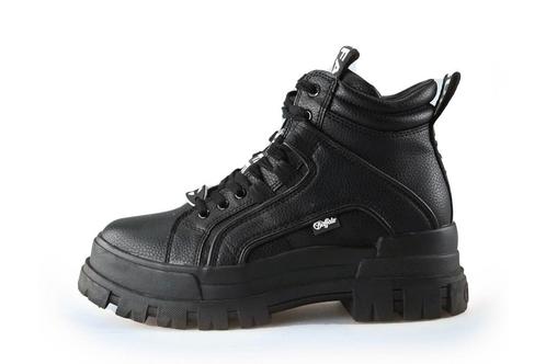 Buffalo Veterboots in maat 40 Zwart | 5% extra korting, Kleding | Dames, Schoenen, Zwart, Zo goed als nieuw, Overige typen, Verzenden