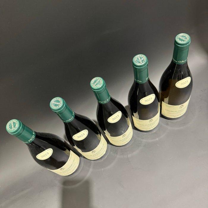 2023 Gilbert Picq & Fils Vosgros - Chablis 1er Cru - 5, Verzamelen, Wijnen