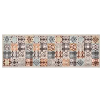 vidaXL Keukenmat wasbaar Mosaic Colour 45x150 cm, Verzenden