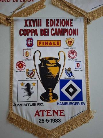 Bannière (5) - Coppa dei Campioni Juventus FC 1982 - 1983 - beschikbaar voor biedingen