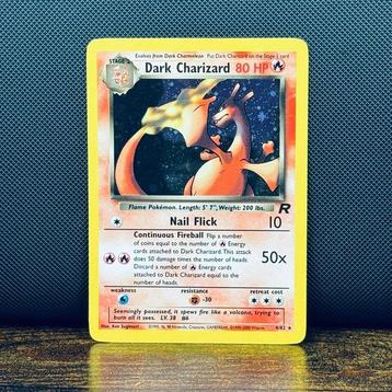 Pokémon Card - Dark Charizard Holo 4 - Pokémon beschikbaar voor biedingen