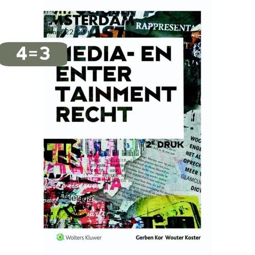 Media- en entertainmentrecht 9789013144154 Wouter Koster, Boeken, Wetenschap, Gelezen, Verzenden