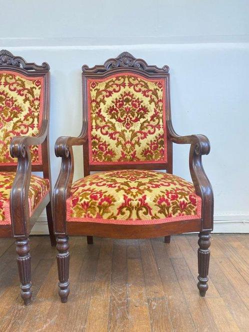 Fauteuil (2) - Mahonie, Antiek en Kunst, Antiek | Overige Antiek