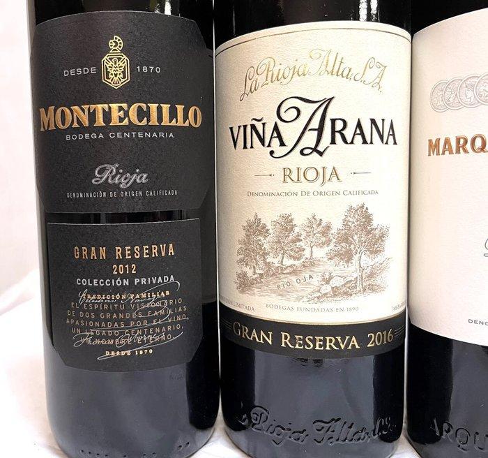 2016 La Rioja Alta, Viña Arana & 2020 Marqués de Murrieta &, Verzamelen, Wijnen