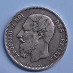 België. Leopold II. 5 Francs 1865 RAAR (Zonder minimumprijs), Postzegels en Munten