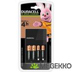 Duracell CEF14 Indoor battery charger Zwart, Verzenden, Nieuw