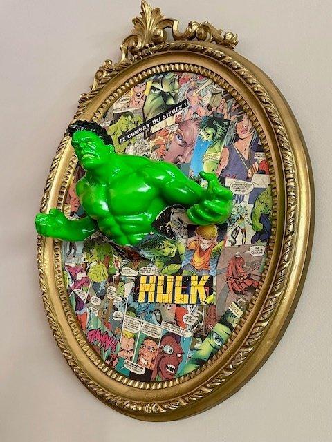 Wanddecoratie - Frankrijk - Woede van de Hulk, Antiek en Kunst, Curiosa en Brocante