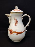 Meissen - Koffiepot - Roter Reicher Hofdrache Höhe 23,5 cm,