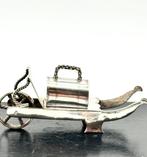 No reserve-Grote 19e eeuwse Hollands zilveren miniatuur, Antiek en Kunst