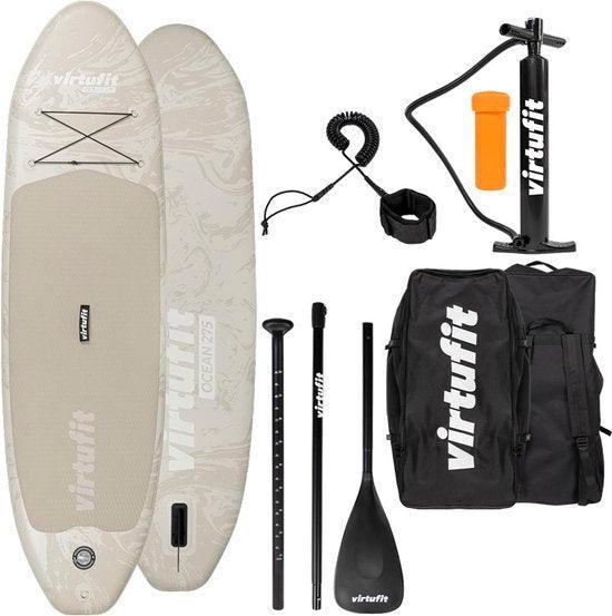 2dekans | VirtuFit Supboard Ocean 275 - Sand Beige - Stand, Watersport en Boten, Suppen, Ophalen of Verzenden