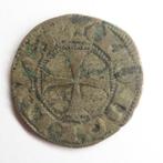 . Frankrijk Comté d’Angoulême – Au nom de Louis IV – denier, Postzegels en Munten