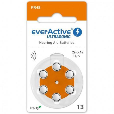 everActive ULTRASONIC 13 1.45V Gehoorapparaat batterijen..., Audio, Tv en Foto, Accu's en Batterijen, Nieuw, Verzenden