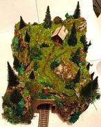 Faller H0 - Tunnel HO avec rochers arbres buissons fleurs