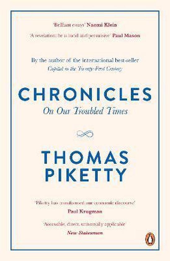 Chronicles 9780241307205 Thomas Piketty, Boeken, Taal | Engels, Zo goed als nieuw, Verzenden