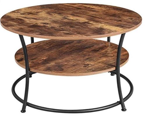 Salontafel rond - diameter 80 cm - tafel voor woonkamer -, Huis en Inrichting, Tafels | Salontafels, Verzenden