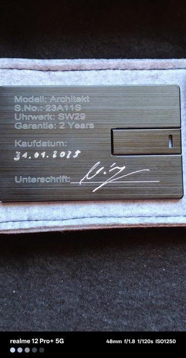 Swissora - Architekt - Zonder Minimumprijs - 23A11S - Heren, Handtassen en Accessoires, Horloges | Heren