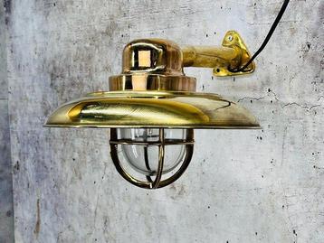 Deck light - Glas, Messing