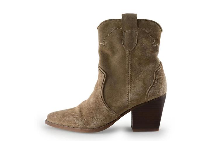Manfield Cowboy laarzen in maat 38 Beige, Kleding | Dames, Schoenen, Beige, Zo goed als nieuw, Verzenden
