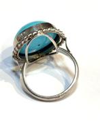 Turquoise - Staal - Ring