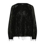 Ibana • zwarte pailletten blouse Folette • 42, Verzenden, Zwart, Maat 42/44 (L), Nieuw