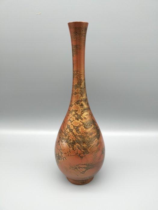 Vaas - Koper - Japan - Japans Takaoka brons (Zonder, Antiek en Kunst, Antiek | Overige Antiek