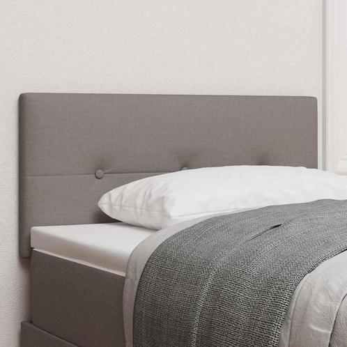 vidaXL LED Hoofdbord Knopgestikt Taupe 90 cm, Huis en Inrichting, Slaapkamer | Bedden, Nieuw, Verzenden