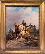 Alexandre Dubuisson (1805-1870) - Bataille Napoléonienne -, Antiek en Kunst, Kunst | Schilderijen | Klassiek