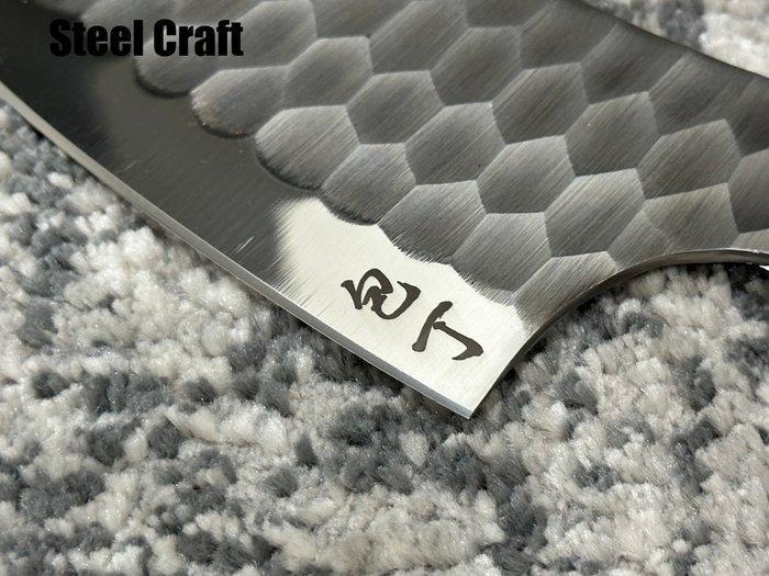 Keukenmes - Japanse cleaver - Premium Japanse stalen koksmes, Antiek en Kunst, Antiek | Keukengerei