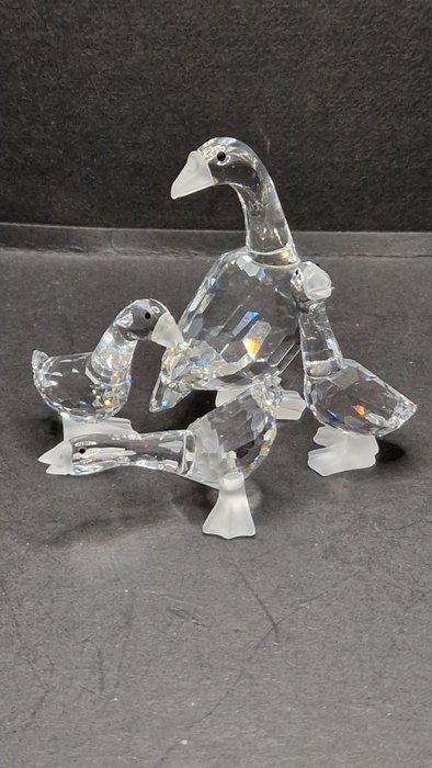 Swarovski - Gans moeder 174960 - Gansje Tom 174961 - Gansje, Antiek en Kunst, Curiosa en Brocante