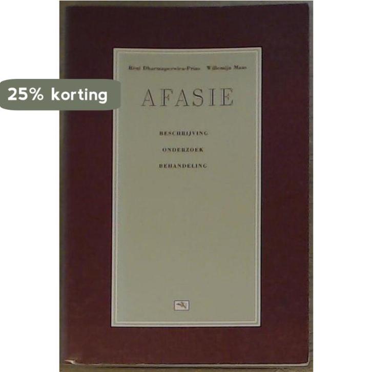 Afasie 9789072003010 R. Dharmaperwira-Prins, Boeken, Wetenschap, Gelezen, Verzenden