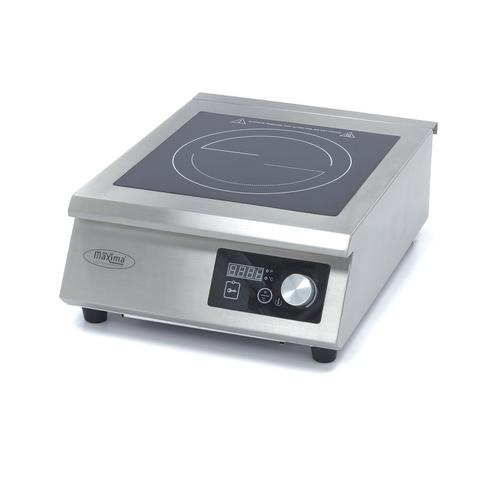 Plaque à induction - Ø32 cm - 5000W - 400V, Electroménager, Tables de cuisson, 3 zones de cuisson ou moins, Autoportant, Neuf