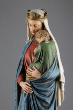 After H. Bouriché - Statue, Sedes Sapientiae - 44 cm -, Antiek en Kunst