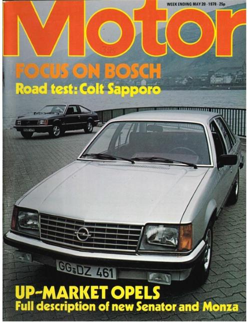 1978 MOTOR MAGAZINE 3945 ENGELS, Livres, Autos | Brochures & Magazines