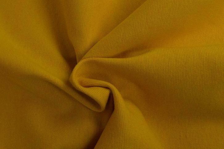Boordstof - Okergeel - Vanaf 10 meter, Hobby en Vrije tijd, Stoffen en Lappen, 30 tot 120 cm, 200 cm of meer, Geel, Nieuw, Katoen