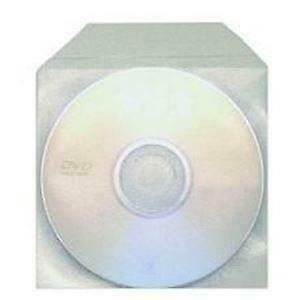 Plastic Sleeves met flap voor 1 cd/dvd 100 stuks, Computers en Software, Beschrijfbare discs, Verzenden