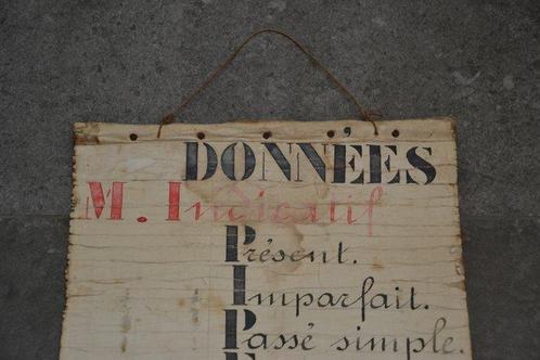 Handgeschreven door een leraar Frans - Franse Grammatica -, Antiek en Kunst, Curiosa en Brocante