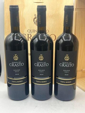 2018 Quinta do Crasto, Tinta Roriz - Douro - 3 Bouteilles beschikbaar voor biedingen
