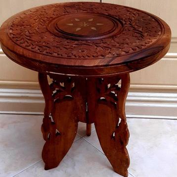 Table basse - Table basse coloniale anglo-indienne - table, Antiquités & Art