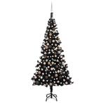 vidaXL Kunstkerstboom met verlichting en kerstballen 210 cm, Verzenden