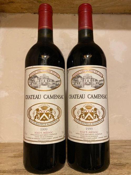 1999 Château Camensac - Haut-Médoc Grand Cru Classé - 2, Verzamelen, Wijnen