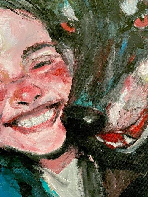 Anna Dart - Animal Instinct 35, Antiek en Kunst, Kunst | Schilderijen | Modern