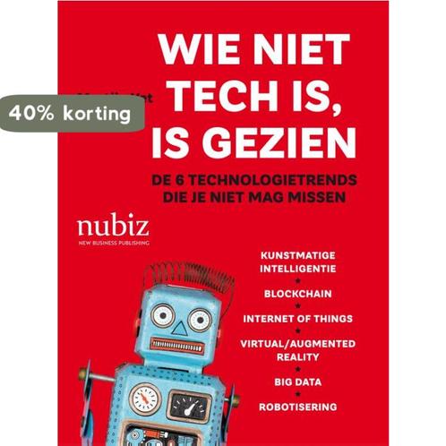 Wie niet tech is, is gezien 9789492790200 Martijn Vet, Boeken, Overige Boeken, Zo goed als nieuw, Verzenden