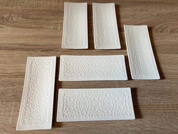KLM - Marcel Wanders - Bord - Porselein - Set van zes, Antiek en Kunst, Antiek | Meubels | Tafels