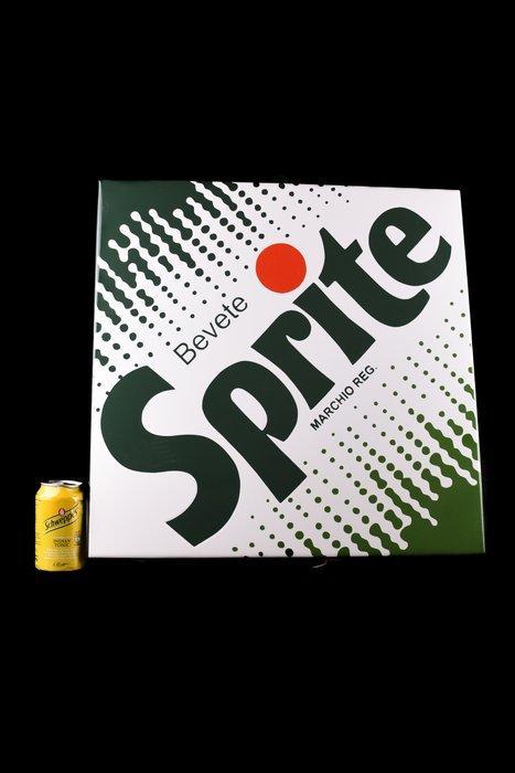 Sprite - Enseigne en émail - Panneau commercial émaillé XL, Antiek en Kunst, Antiek | Wandborden en Tegels