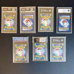 Pokémon - 7 Graded card - PSA - Various sets, Nieuw